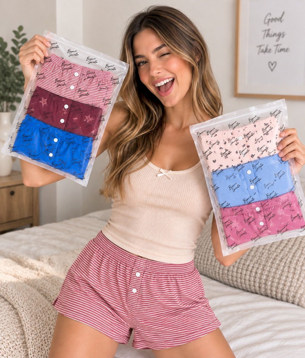 Bianca Secreta Pack por 3 Shorts